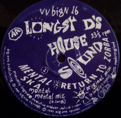 Longsy D's House Sound* : Mental Ska (The Rap) (12")