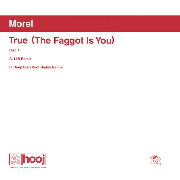 Morel : True (The Faggot Is You) (12", 1/2)