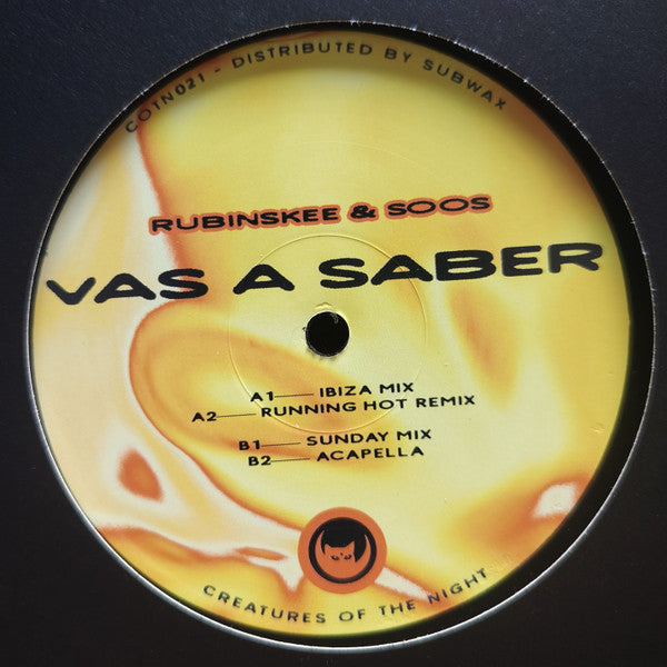 Rubinskee & Soos : Vas A Saber  (12")