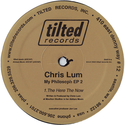 Chris Lum : My Philosoph EP 2 (12", EP)