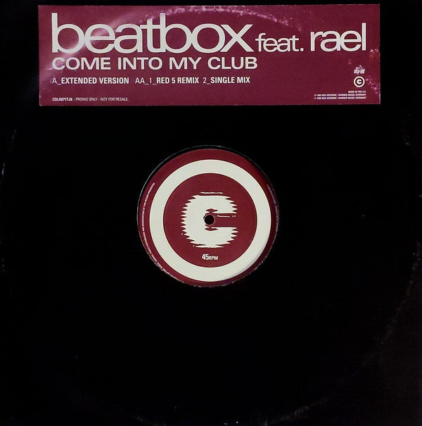 Beatbox Feat. Rael : Come Into My Club (12", Promo)