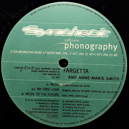 Fargetta And Ann-Marie Smith : Music (12")