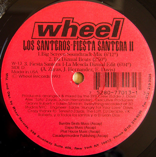 Los Santeros : Fiesta Santera II (2x12")