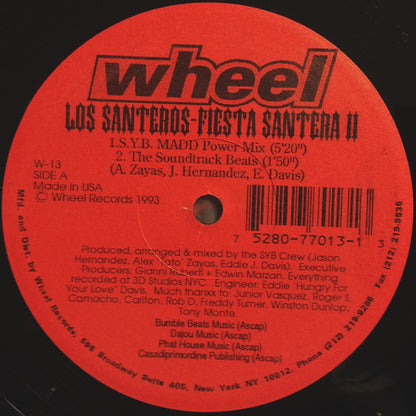 Los Santeros : Fiesta Santera II (2x12")