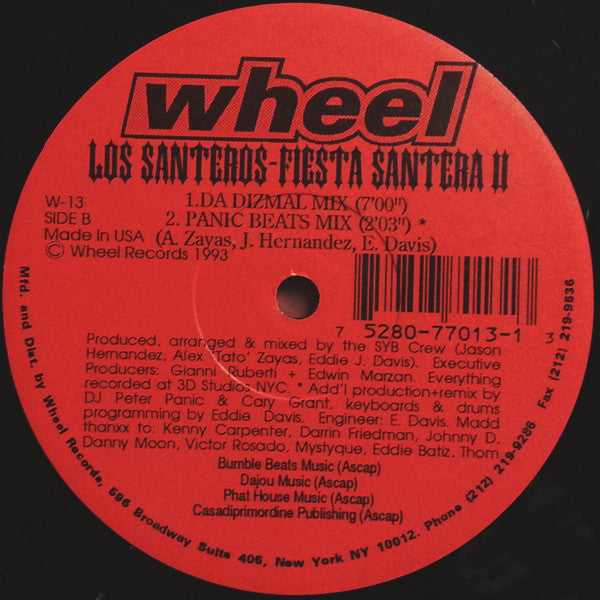 Los Santeros : Fiesta Santera II (2x12")