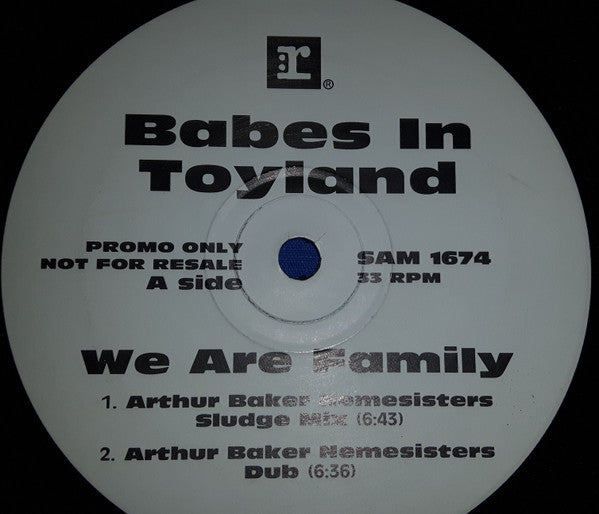 Babes In Toyland : We Are Family (12", Promo)