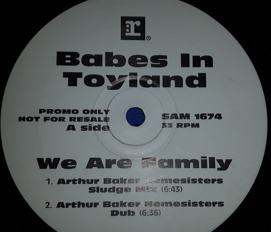 Babes In Toyland : We Are Family (12", Promo)