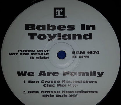 Babes In Toyland : We Are Family (12", Promo)