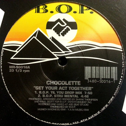 Chocolette : Get Your Act Together (12")