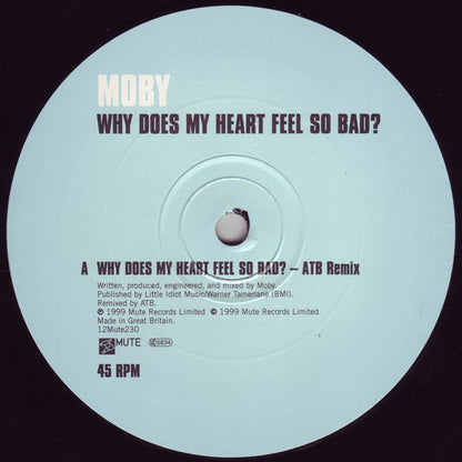 Moby : Why Does My Heart Feel So Bad? (12", Single)
