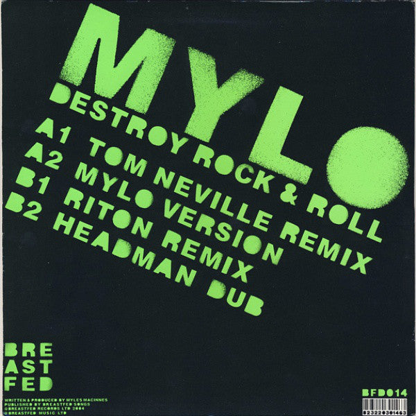 Mylo : Destroy Rock & Roll (12", Single, Ste)