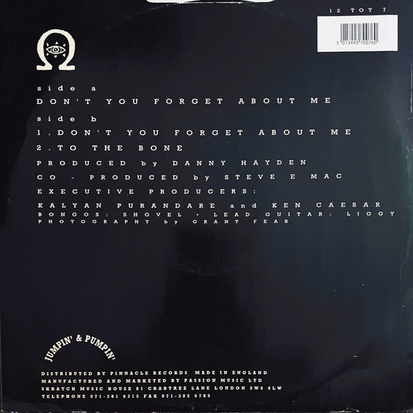 Impedance : Don't You Forget About Me (12")