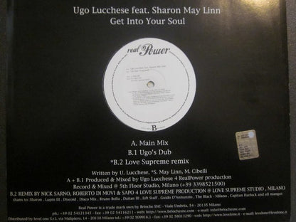 Ugo Lucchese : Get Into Your Soul (12")