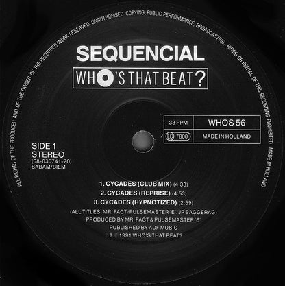 Sequencial : Cycades (12")