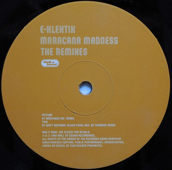 E-Klektik : Maracana Madness Remixes - 2 (12", Par)
