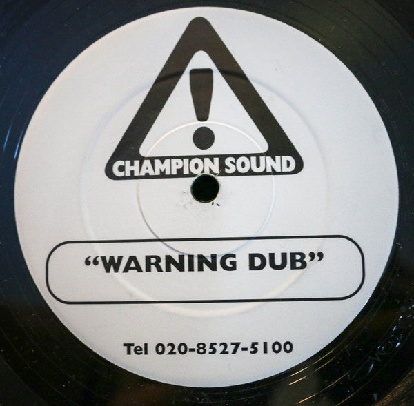 Champion Sound (2) : Warning (12", Promo)