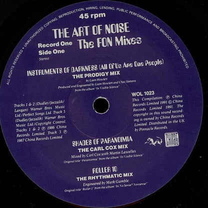 The Art Of Noise : The FON Mixes (2x12", Album, Ltd)
