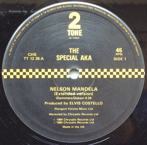 The Special AKA : Nelson Mandela (12", Single)