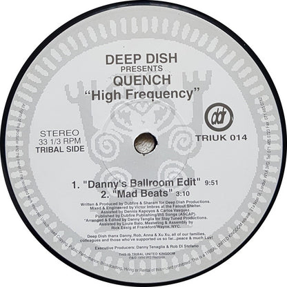 Deep Dish Presents Quench (2) : High Frequency (12")