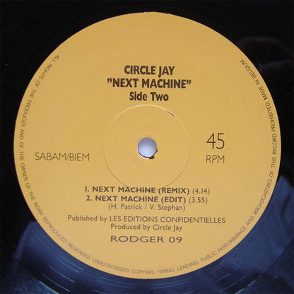 Circle Jay : Next Machine (12")