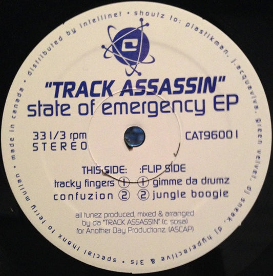 Track Assassin : State Of Emergency EP (12", EP)