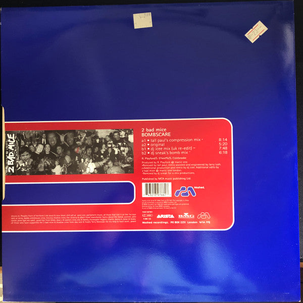2 Bad Mice : Bombscare (12")