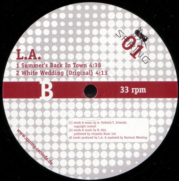 L.A. (4) : White Wedding (12")