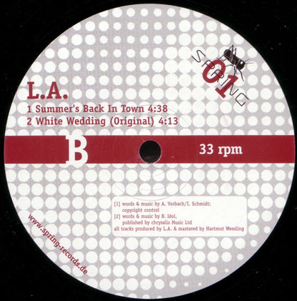 L.A. (4) : White Wedding (12")