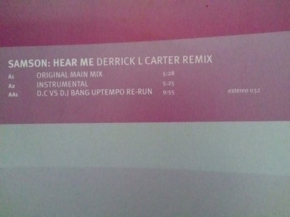 Samson : Hear Me (Derrick L. Carter Remix) (12")