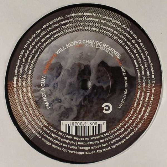 I'm Not A Gun : Sundays Will Never Change (Remixes) (12")