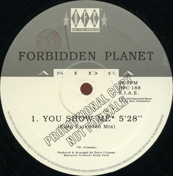 Forbidden Planet (3) : You Show Me (12", Promo)