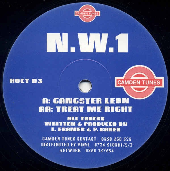 N.W.1 : Gangster Lean / Treat Me Right (12")