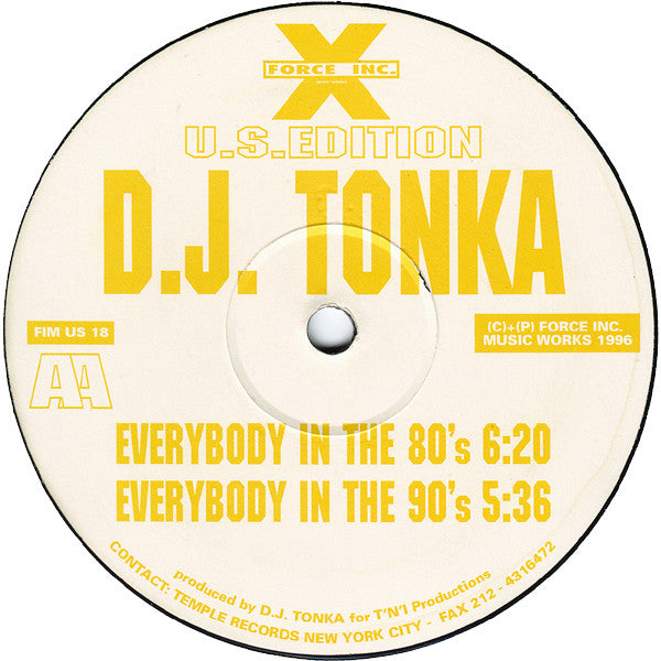 DJ Tonka : Happiness (12")