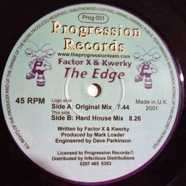 Factor X (5) & Kwerky : The Edge (12")