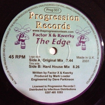 Factor X (5) & Kwerky : The Edge (12")