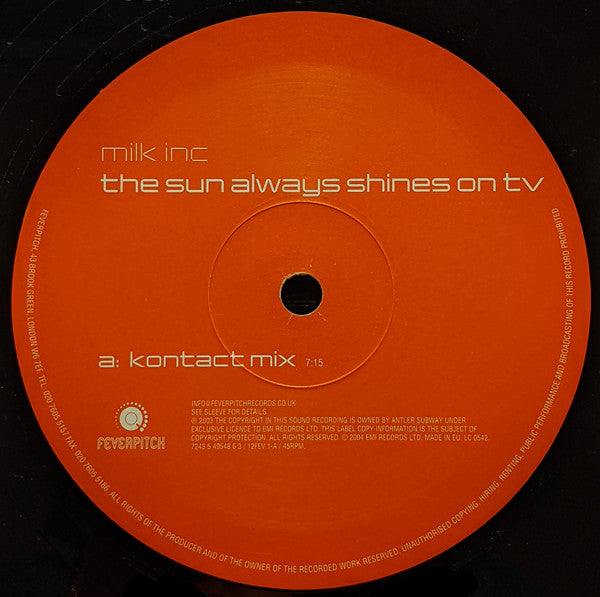 Milk Inc* : The Sun Always Shines On TV (12")
