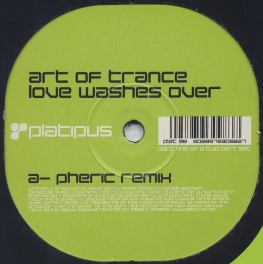 Art Of Trance : Love Washes Over (12", 1/2)