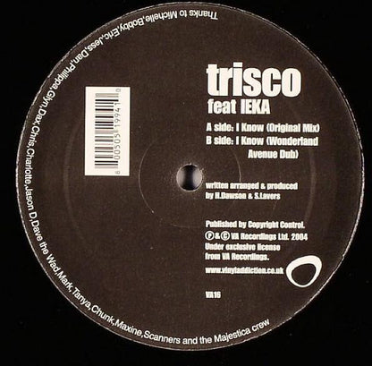 Trisco Feat. I-Eka : I Know (12")