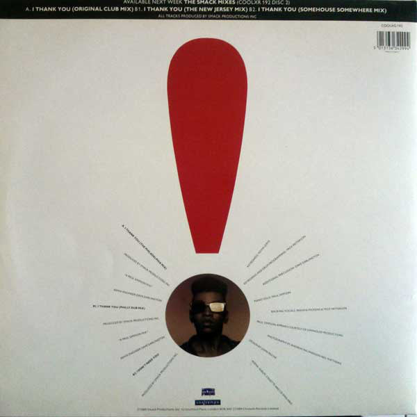 Adeva !* : I Thank You - The Mix Collection (12", Ltd, Gat)