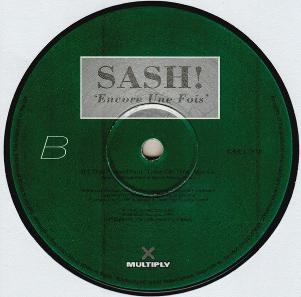 Sash! : Encore Une Fois (12", Single)