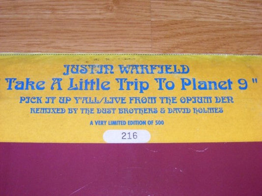Justin Warfield : Take A Little Trip To Planet 9 (12", Ltd, Num, Promo, Num)