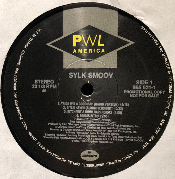 Sylk Smoov : Trick Wit A Good Rap (12", Single, Promo)