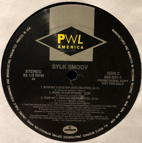 Sylk Smoov : Trick Wit A Good Rap (12", Single, Promo)