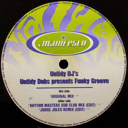 Untidy DJ's : Untidy Dubs Presents Funky Groove (12")