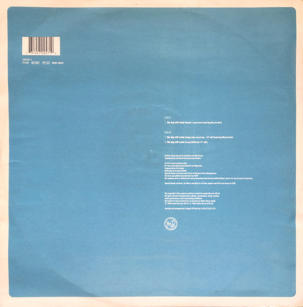 Quake Featuring Marcia Rae : The Day Will Come (12")