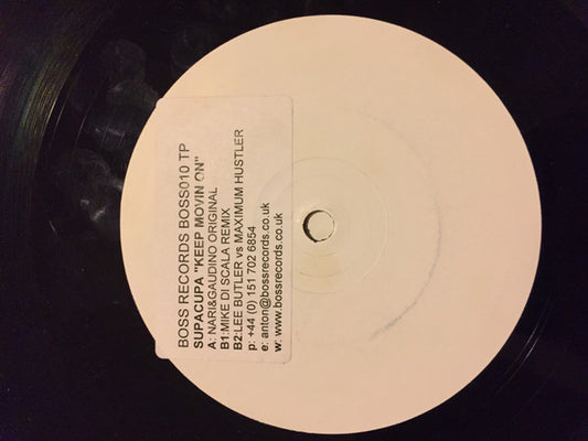 Supacupa : Keep On Movin On (12", TP, W/Lbl)