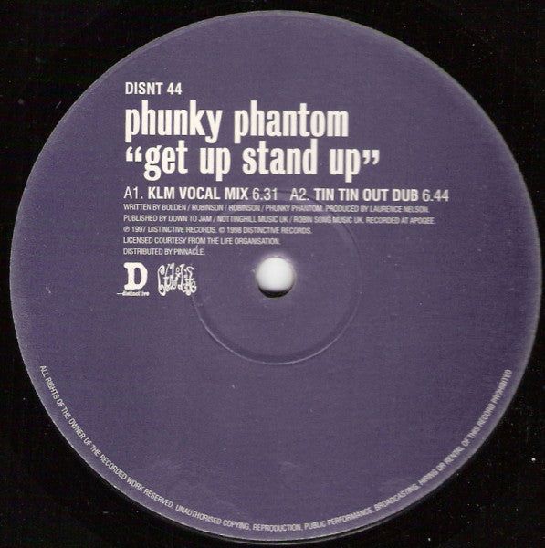 Phunky Phantom : Get Up Stand Up (12")