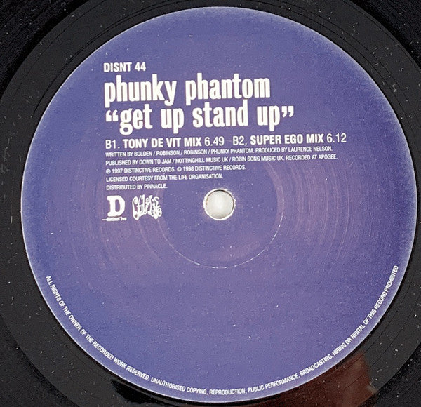 Phunky Phantom : Get Up Stand Up (12")