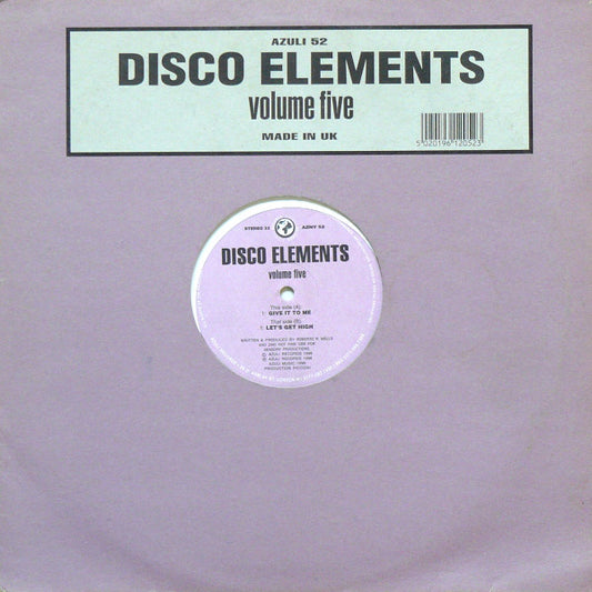Disco Elements : Volume Five (12")