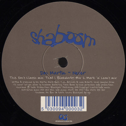 Doc Martin : Never (12")